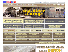 Tablet Screenshot of old-rider-garage.com